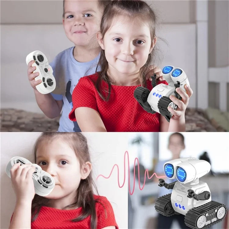 S018 Mini Controle Remoto Programação Robot Music Light Pattern Switching Smart Robot Toy
