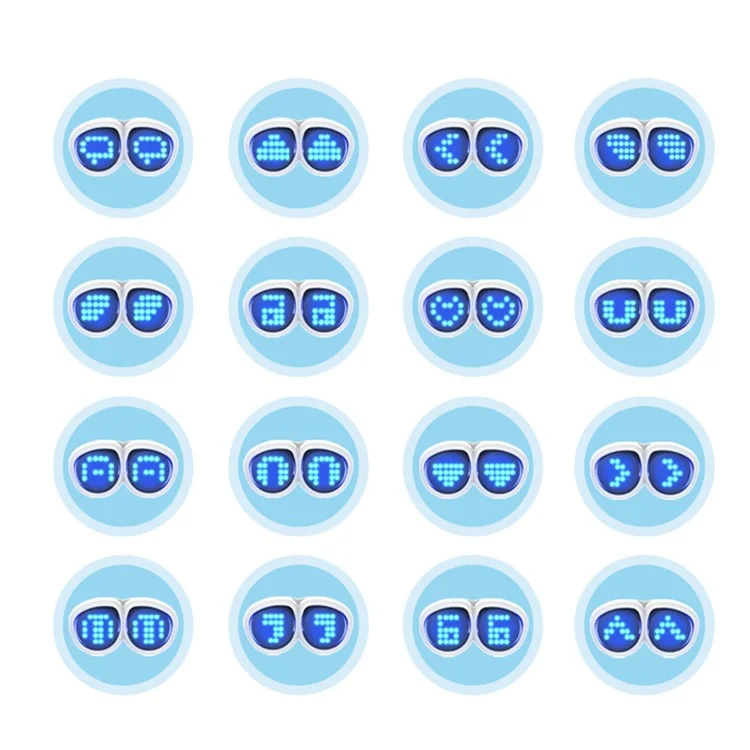 S018 Mini Controle Remoto Programação Robot Music Light Pattern Switching Smart Robot Toy