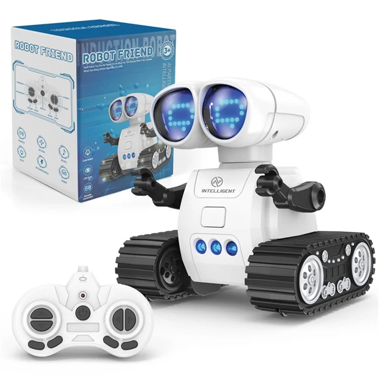 S018 Mini Controle Remoto Programação Robot Music Light Pattern Switching Smart Robot Toy