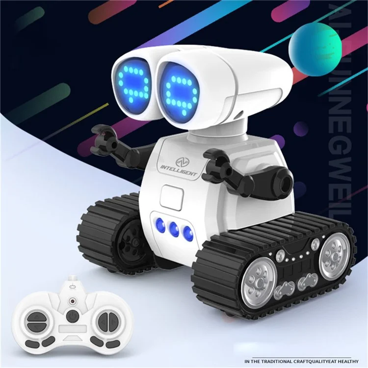 S018 Mini Controle Remoto Programação Robot Music Light Pattern Switching Smart Robot Toy