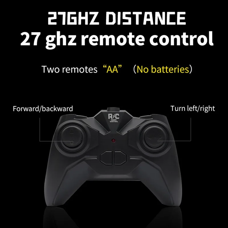 UJ99-P381 1 / 18 2WD RC Racing Car Toy Cool Light Effect Remote Control Car - Orange Red