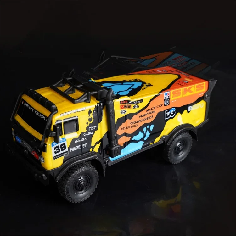 1 / 35 RC Truck Children Toy Cool Light Effect Remote Control Vehicle - UJ99-ZK01 Yellow