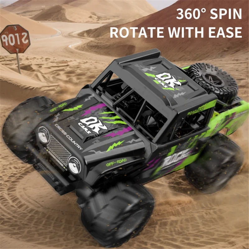 Q191 Off-Road Climbing Vehicle Amphibious Remote Control Car Kids Toy, 2 Batteries - Blue