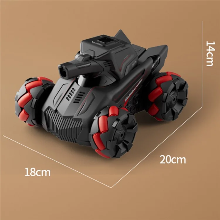 4DRC 4D-Y8 RC Tank Car 4WD Off-Road Water Bullet Shooter Dual Remote Control Dual Battery - Blue