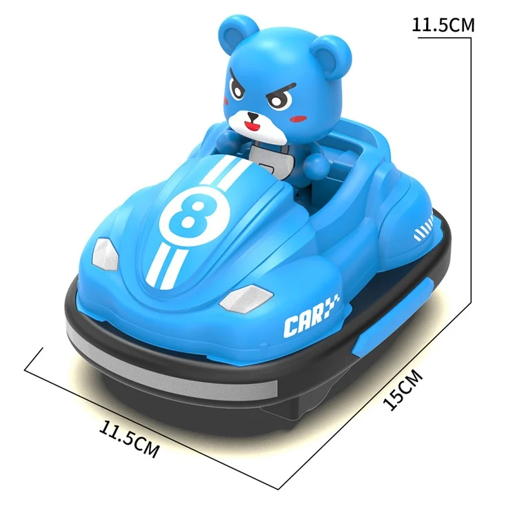 Voitures de choc à double joueur Q195 avec télécommande pour un jeu interactif de bataille de chocs (version standard)