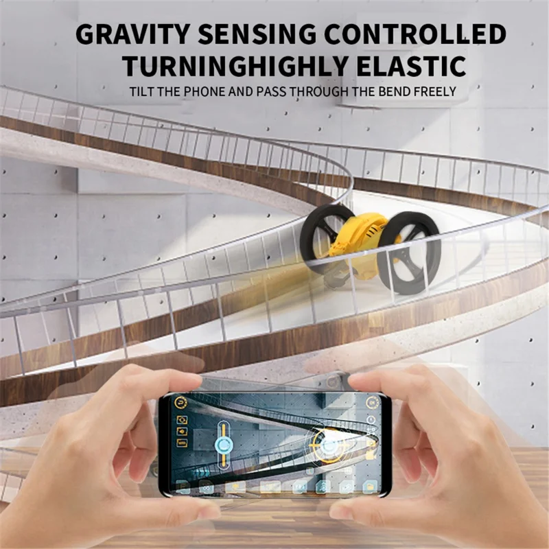 Q207 2.4G Remote Control Stunt Car Jumping RC Vehicle Electric Toy for Kids with Rechargeable Battery - B  /  Black