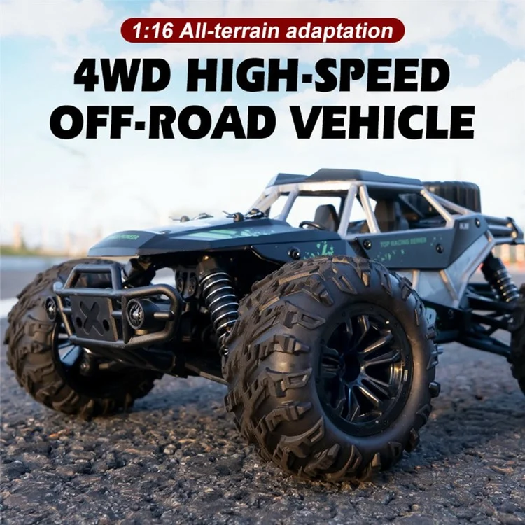 HW8808 1:16 RC High Speed Car Off-Road 4WD Monster Truck Crawler Remote Control Vehicle - Blue