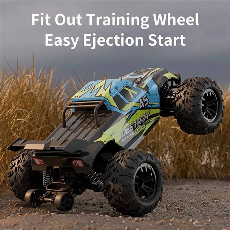 HW8806 1:16 Scale RC Car 4WD High Speed Off-Road Monster Truck Remote Control Vehicle - Black  /  Purple