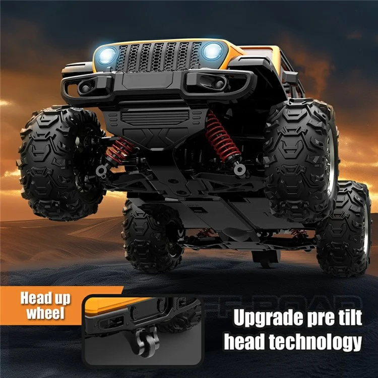BG1550 1:20 Scale RC Truck 4WD High Speed Off-Road Vehicle Electric Climbing Remote Car Model Toy - Grey