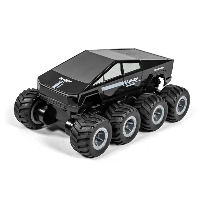 Q218 8WD Amphibisches RC-Auto Wasserdicht 2,4G Ferngesteuertes Geländefahrzeug, Einzelbatterie - Schwarz