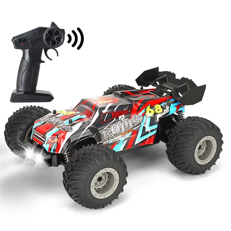 KY-S209B 18KM / H High Speed RC Drift Car with LED Headlights 1:18 2.4G Remote Control Racing Vehicle - Red