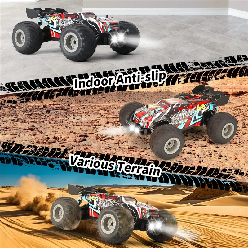 KY-S209B 18KM / H High Speed RC Drift Car with LED Headlights 1:18 2.4G Remote Control Racing Vehicle - Red
