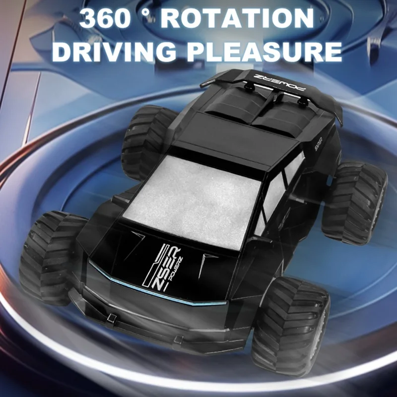 Q212 4WD Amphibious 2.4G RC Car 360 Degree Rotation Off Road Vehicle with Remote Control, 1 Battery - Silver