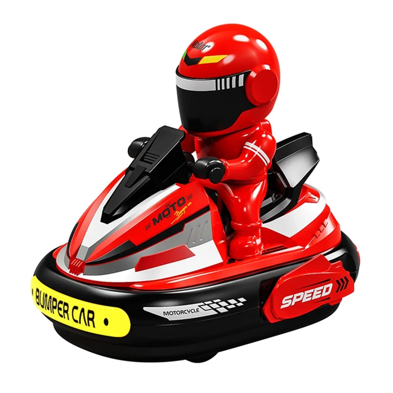 JXH111-429A 2 Pezzi Auto A Scontro Telecomandate 2.4G Gioco Interattivo Auto per Genitori e Figli - Rosso + Blu