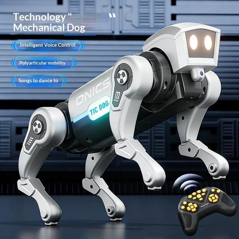 H321-397 Electric AI Smart Voice Control Robot Dog Remote Control Programmable Multi-Function Electronic Pet Kids Toy