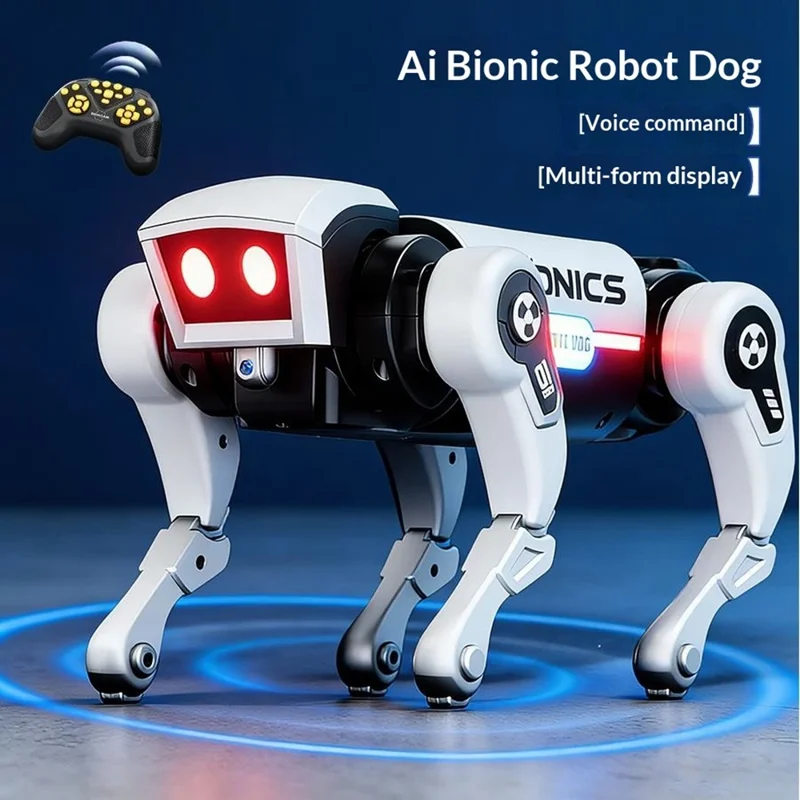 H321-397 Electric AI Smart Voice Control Robot Dog Remote Control Programmable Multi-Function Electronic Pet Kids Toy