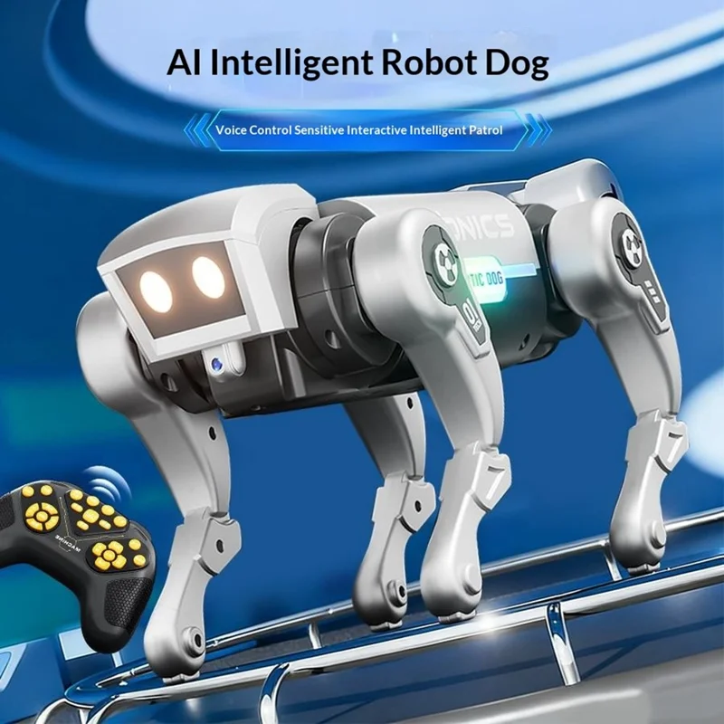 H321-397 Electric AI Smart Voice Control Robot Dog Remote Control Programmable Multi-Function Electronic Pet Kids Toy