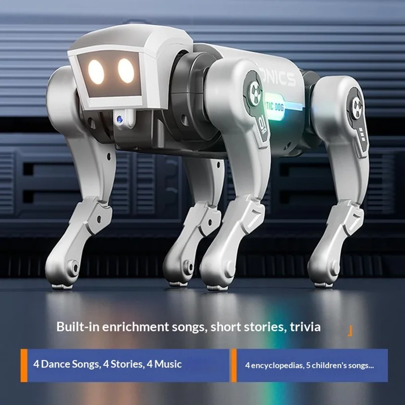 H321-397 Electric AI Smart Voice Control Robot Dog Remote Control Programmable Multi-Function Electronic Pet Kids Toy