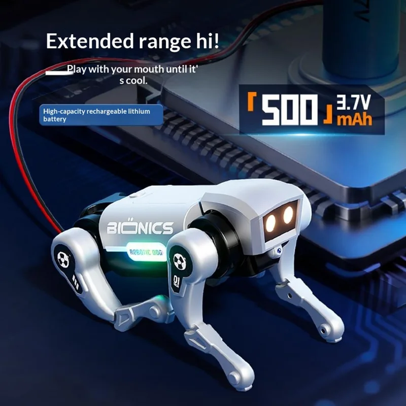 H321-397 Electric AI Smart Voice Control Robot Dog Remote Control Programmable Multi-Function Electronic Pet Kids Toy