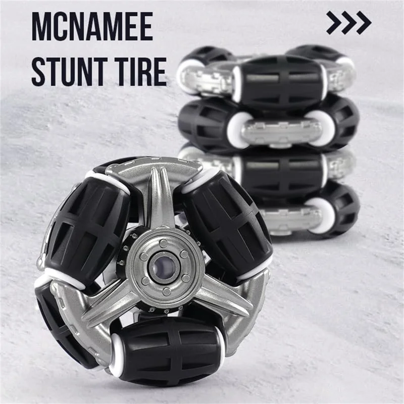 Robot chien stunt à 8 roues avec lumière LED et musique, chien jouet à contrôle à distance avec dérive de pulvérisation pour enfants