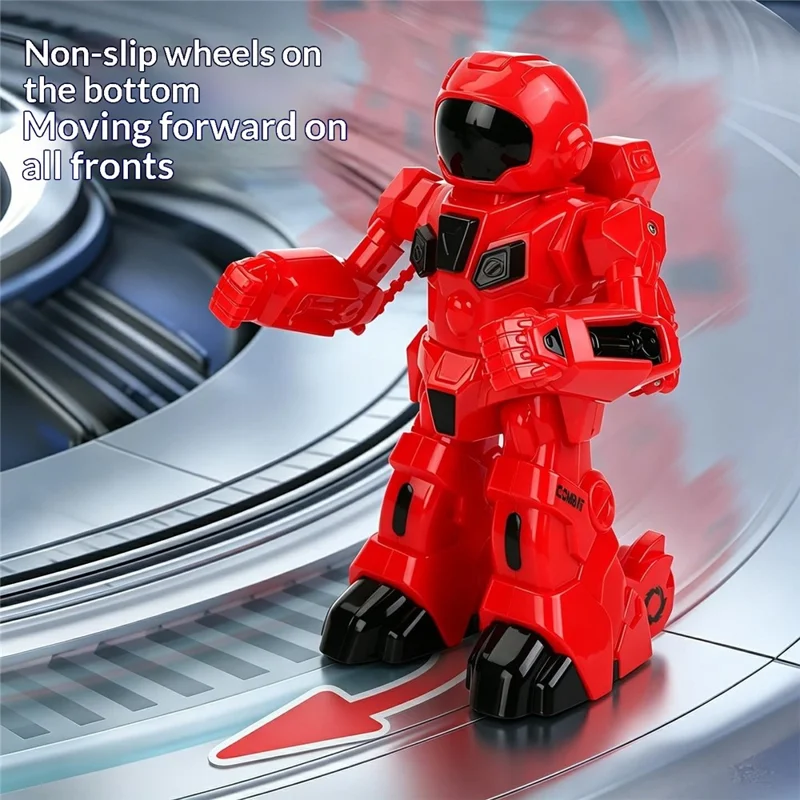 777-625 2.4G Dual Battle System Motion-Sensing Remote Control Boxing RC Robot Toy Interactive Fighting Robot for Kids 8+ - Red