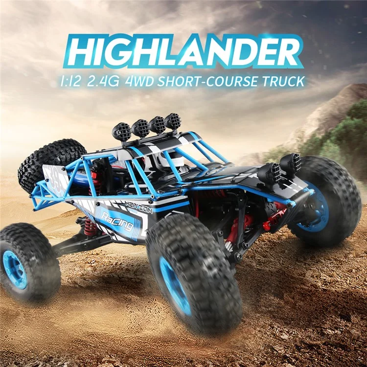 JJRC Q39 1:12 2.4G 4WD 40KM/H Highlander Short-Course Truck RC Car - US Plug