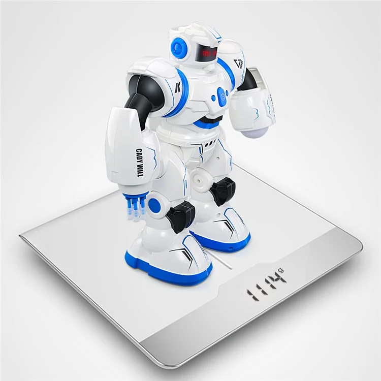 JJRC R3 CADY WILL 2.4G Smart RC Robot Intelligent Combat Robot with Multi-Control Modes - Blue