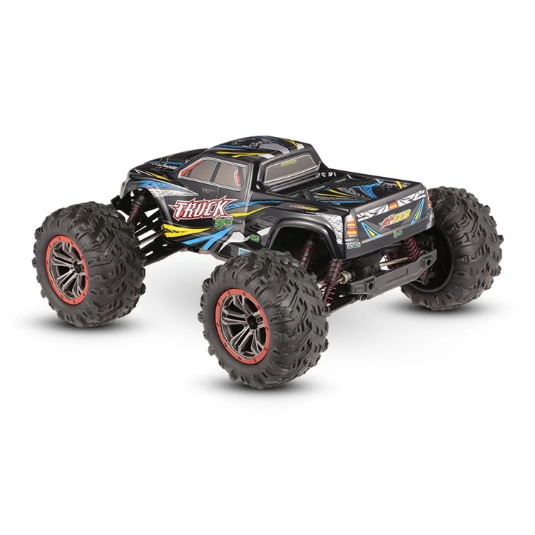9125 1:10 Scale Four-wheel Drive 2.4GHz Off-road USB Rechargeable Truck High-speed RC Car - Blue