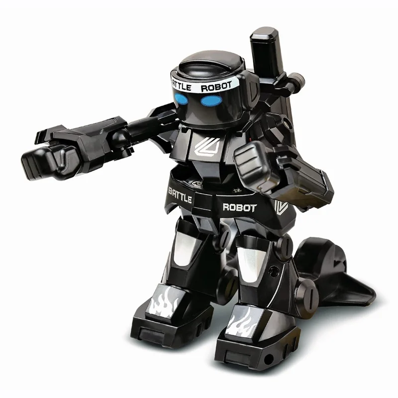 777-615 2.4G Battle Robot Remote Control Fight Battle Robot with LED Light Sound Effect - Black