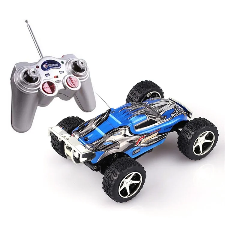 WLTOYS 2019 1/32 5-Speed Gears Remote Control Cross-country Truck RC Car Toy - Blue