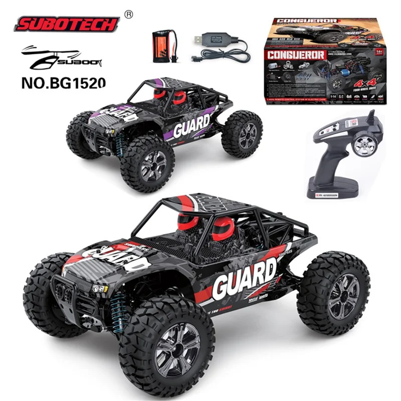 SUBOTECH BG1520 1:14 Full-scale 2.4GHz Four-wheel High-speed Electronic Car Toy - Red