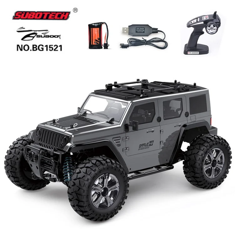 Subotech BG1521 1: 14 2,4 GHz Monster À Quatre Roues Hummer Jouet De Voiture - Gris