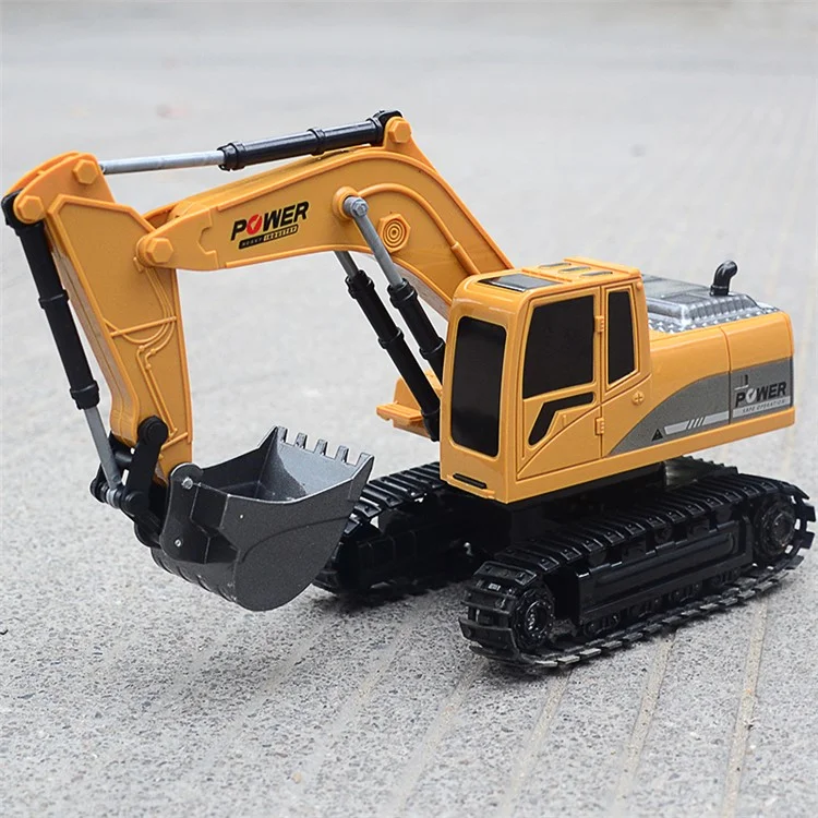 1027 RC Trucks Mini Télécommande Bulldozer 1: 24 6ch Tracteur Engineering Voiture Avec Son Clair