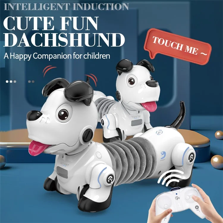 777-603 Electric Infrared Remote Control Dachshund Robot Dog Wireless Follow Electronic Pet Children Kids Toy