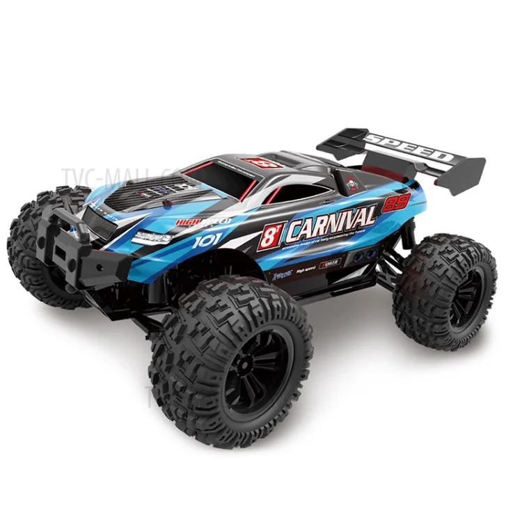 2,4 g Drift RC Car Children Kinder Hochgeschwindigkeit Offroad Fernbedienung 4 Räder 1: 18 Rennwagenspielzeug - Blau