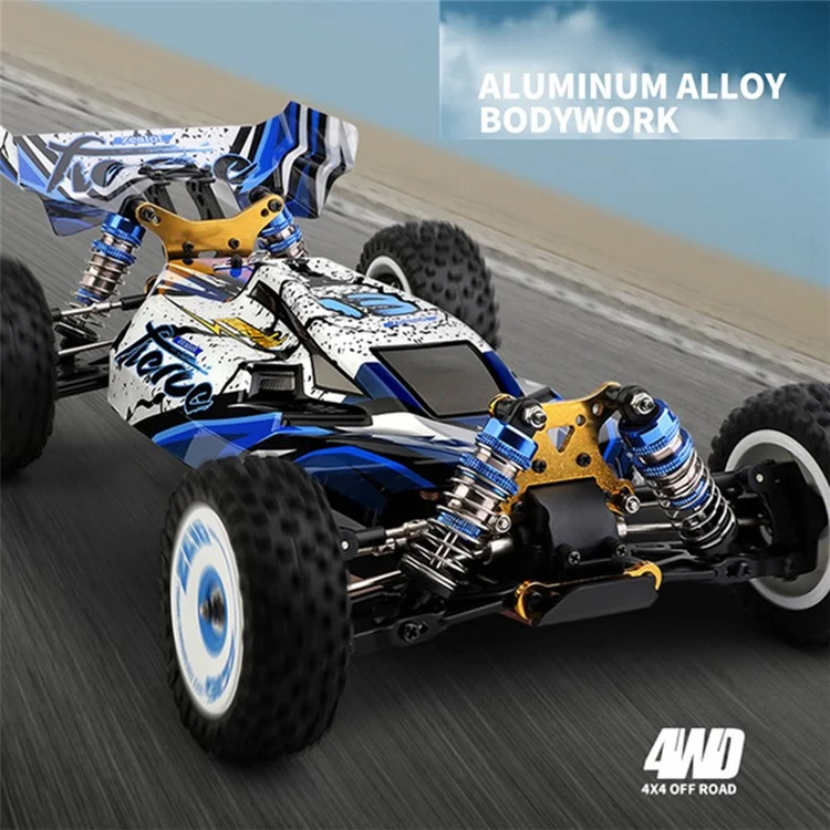 WLTOYS 124017 1/12 4WD Choque de Carreras Eléctricas Sin Escobillas Choque 2,4 Ghz 75 Km/h Juguetes de Vehículos Todoterreno de Alta Velocidad RC