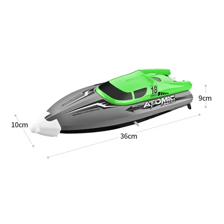 601 6 Canaux 2,4 GHz Télécommande Concentré De Vitesse De 30 Km / H Boat À Grande Vitesse Le Refroidissement D'eau De Refroidissement Du Bateau RC Pour Les Adultes Et Les Enfants (batteries Doubles) - Orange