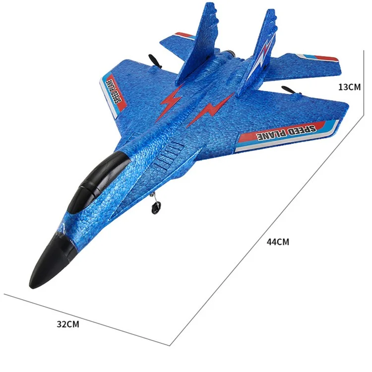 HW29 EPP Foam RC Aircraft Hand Throw Airplane con luces LED Anti-Caída Modelo de Avión de Juguete - Amarillo