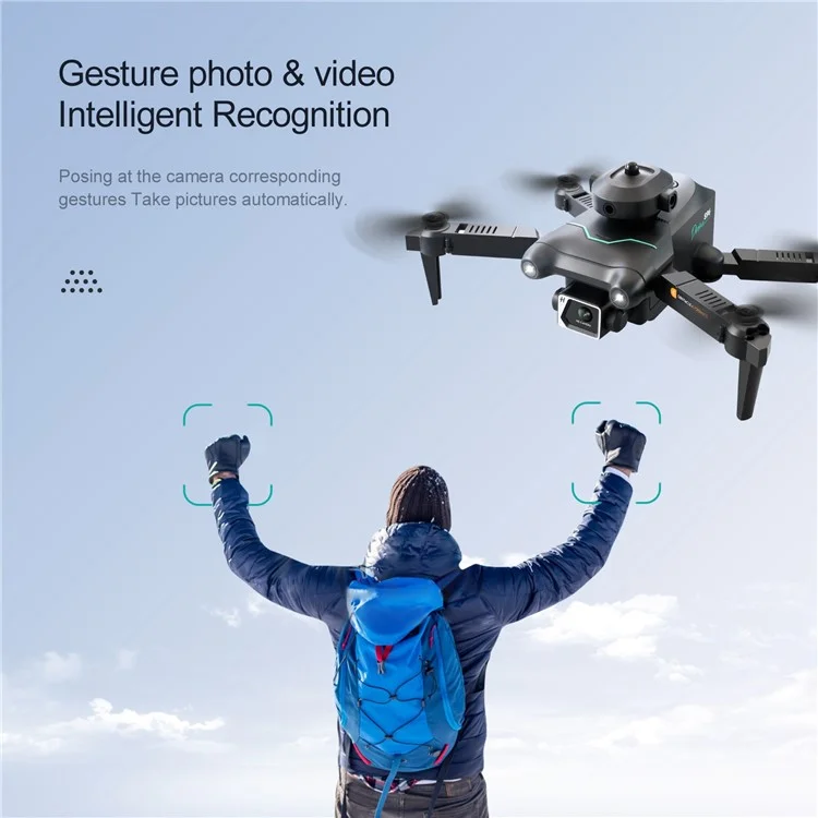 S96 Dual-Lens Optical Flow Positioning RC Quadcopter Zoom Smart Hover Folding Remote Control Obstacle Avoidance RC Drone