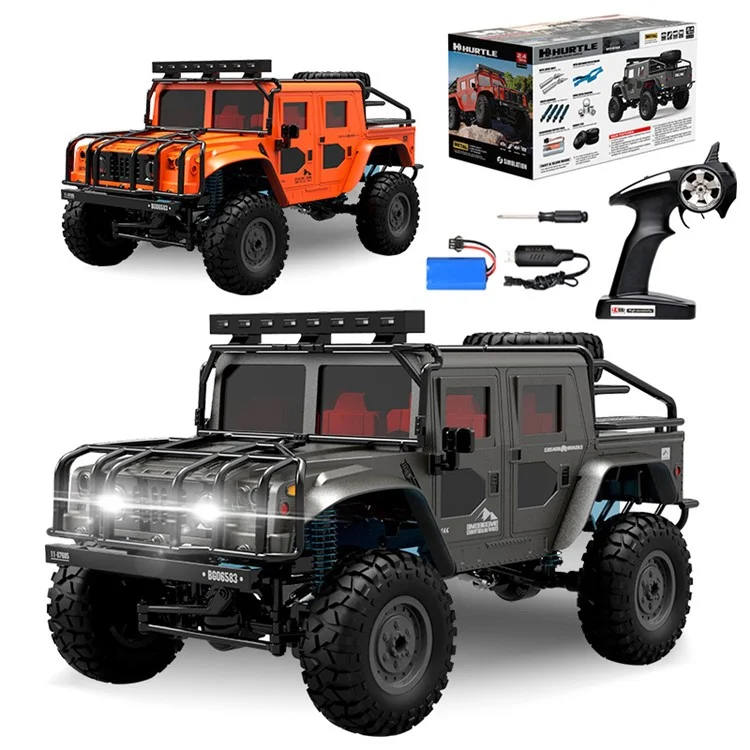 BG1535 1 / 12 Veículo Off-road em Grande Escala 2,4g 4WD de Alta Velocidade RC Liga de Escalada Carro IPX4 Modelo de Carro à Prova D'água Toys - Cinza Escuro