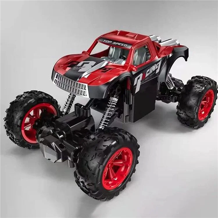 Children 2.4Ghz Alloy Climbing Car Electric 4WD Remote Control Off-Road Stunt Car Toys for Birthday, Christmas Gift - Red