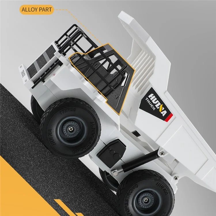 Huina Kids Simulation 9 Canali Dump Dump Remote Control 1: 24 Scala RC Toy Construction Vehicle Remote Control Auto Toy