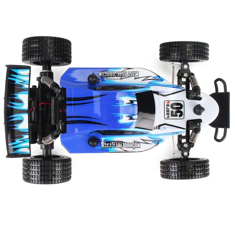 KYAMRC KY-1881 1: 20 2.4G Simulation Remoto Compos Tot Toy Rechargable High Speed ​​off-road RC Car Kids Gift - Bleu