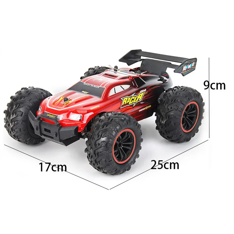 KYAMRC KY-1820A 1:18 2.4G Remote Control Off-road Car Rubber Tire Shock Absorbing RC Car Children Toy Gift - Blue