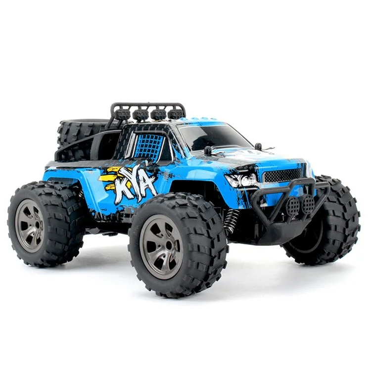 KYAMRC KY-1886A 1:18 2.4G High Speed Pickup RC Car Kids Toy Shock Absorbing Four Wheel Remote Control Car - Blue