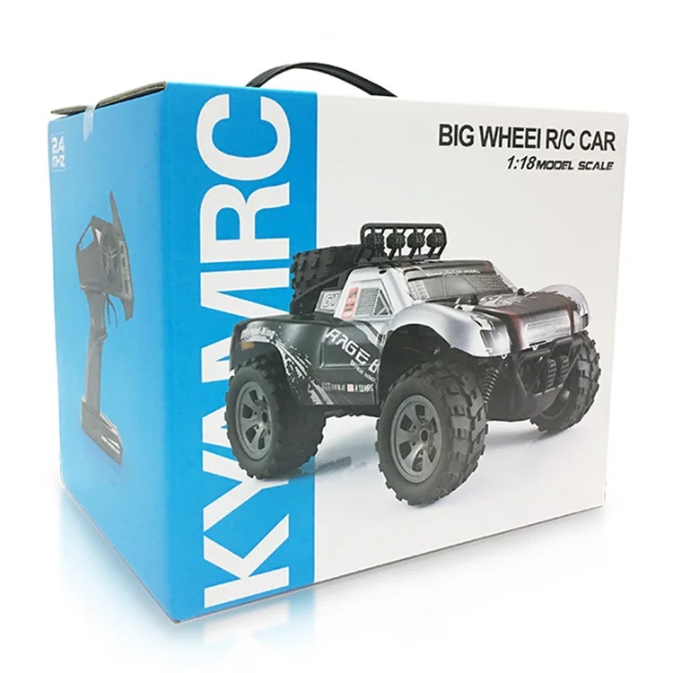 Kyamrc KY-1886A 1: 18 2.4G Captação de Alta Velocidade RC Carro Crobo Cronto Chove Absolando de Controlo de Remoto de Quatro - Azul