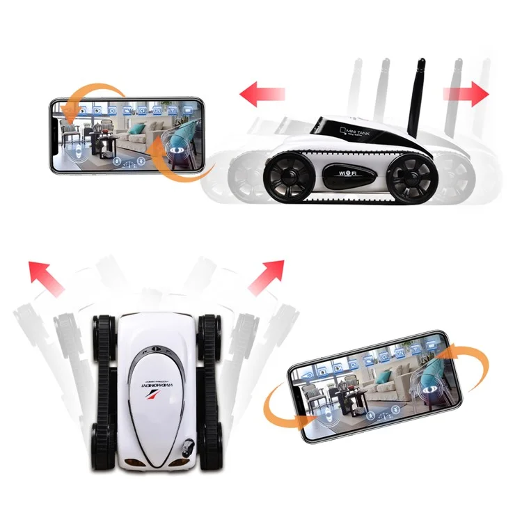 777-272 Mini Serbatoio RC Veicolo Modello Serbatoio di Battaglia Telecomandata Trasmissione di Immagini in Tempo Reale via WIFI Giocattolo Elettrico 