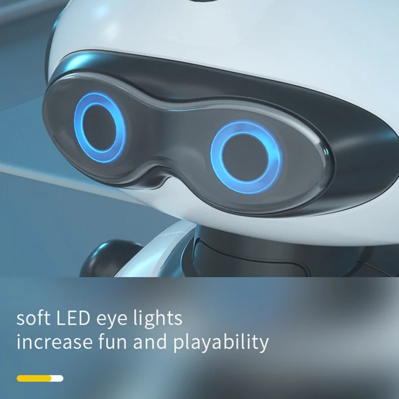 JJRC R22 RC Electric Robot Children Science Educational Toys DIY Programming Recording Built-In Lithium Battery - Rosa