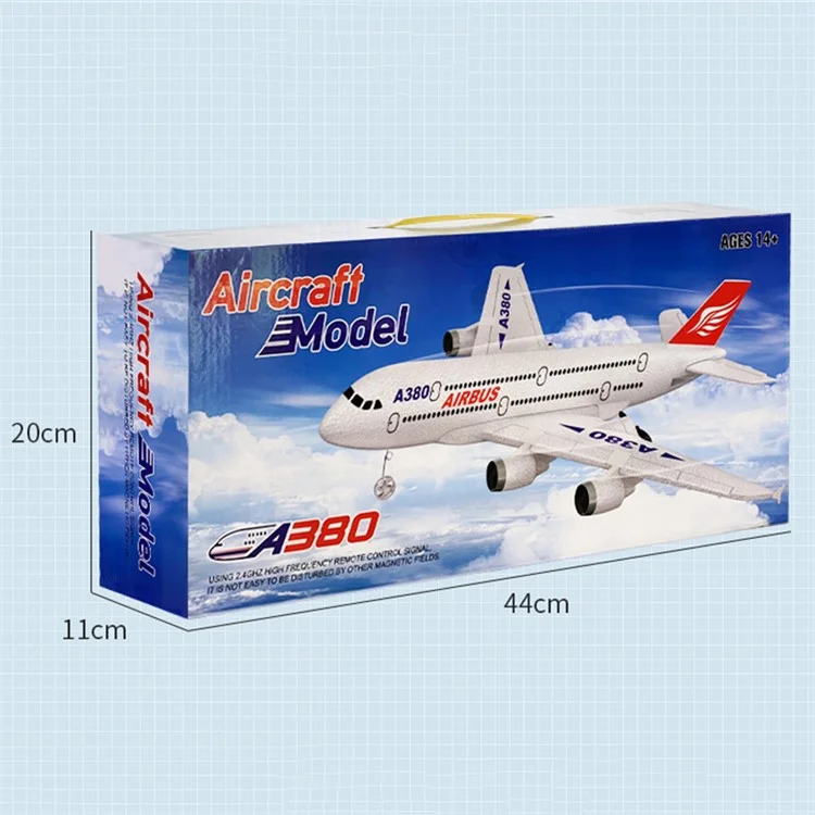 HW30 Simulation A380 Airbus RC Airplane 2.4G Remote Control Aircraft Children Toy