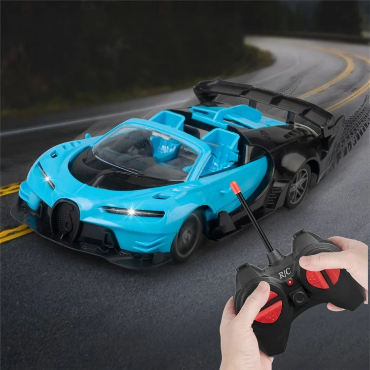 LX6078A 1:18 4CH RC Car Simulation Racing Car Model Toy Wireless Drift Electric Vehicle Toys for Children - Red